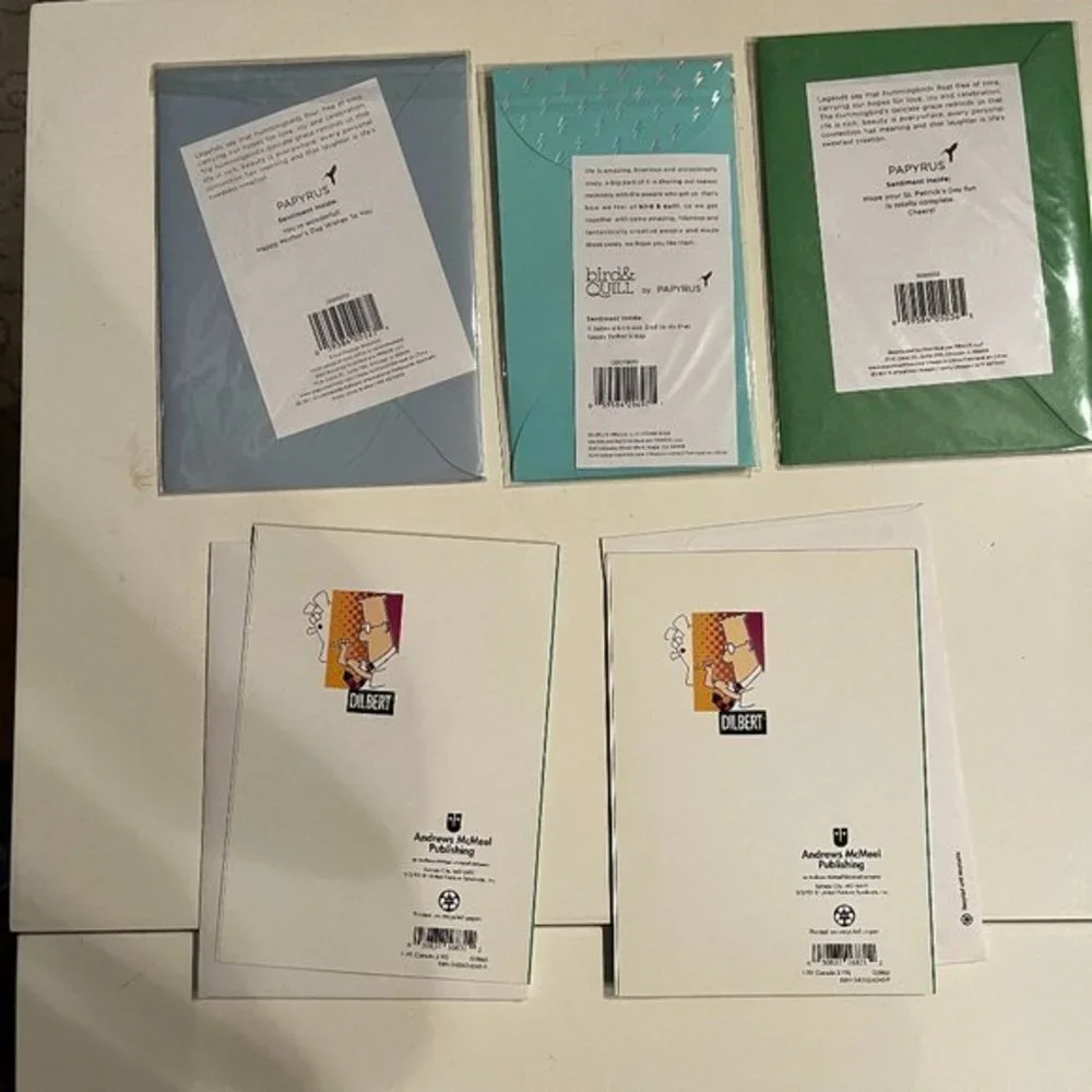 Greeting Cards - Mixed Lot (Bundle‎ of 5 Cards)